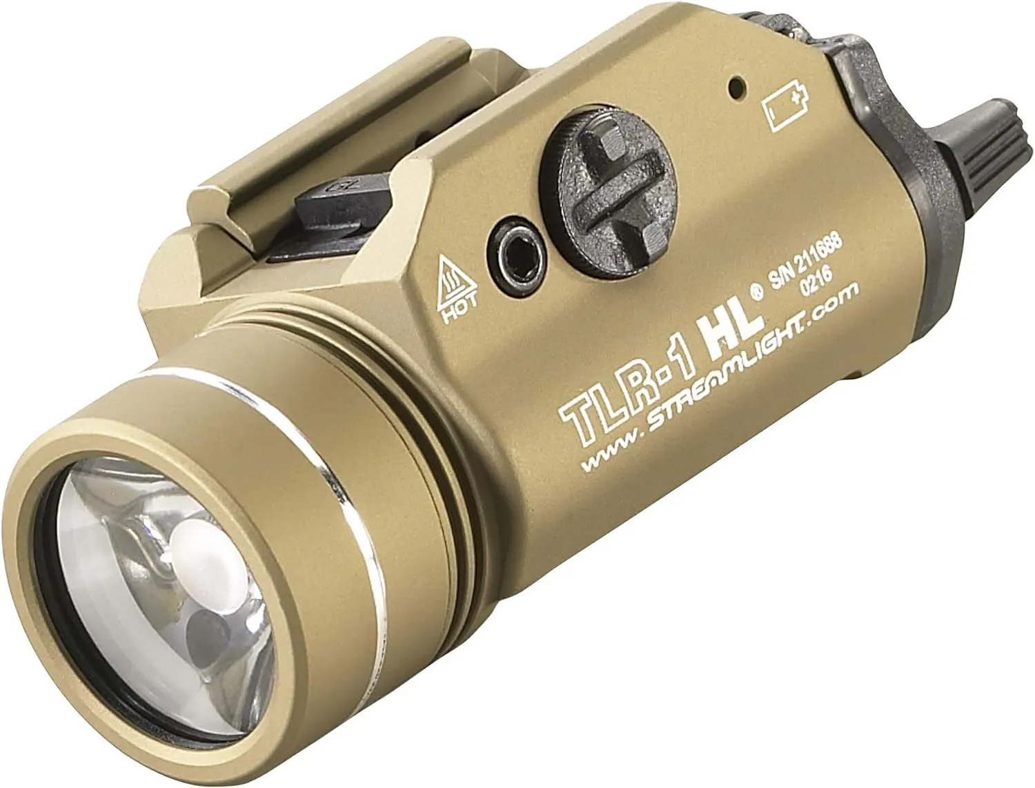 Streamlight 69888 TLR-1 HL 1000-Lumen Weapon Mounted Light with Long Gun Kit, includsesSafe Off Remote and Standard Switches, Remote Pressure Switch, Mounting Clips, Flat Dark Earth
