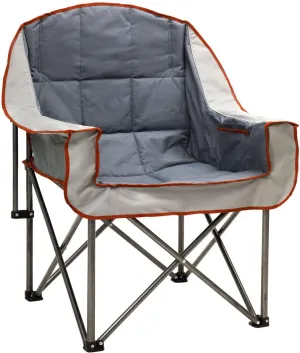 SUNNYFEEL Oversized Extra Large Padded Camping Chair, Outdoor Portable Folding Camp Chair, Large Camp Lounge Chairs Heavy Duty for Adults, Fishing, Sports, Trip
