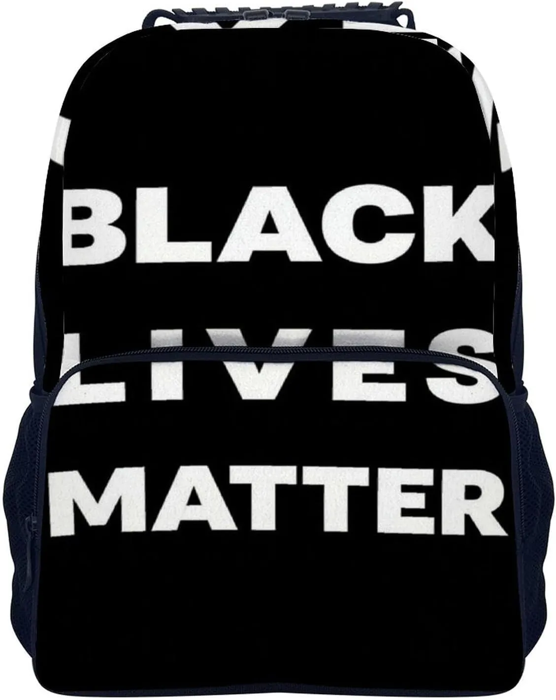 Supdreamc Men Women Lightweight Black Lives Matter Flag Casual Daypack Big Capacity Bookbag With Padded Straps for Gym Travel Walking Cycling