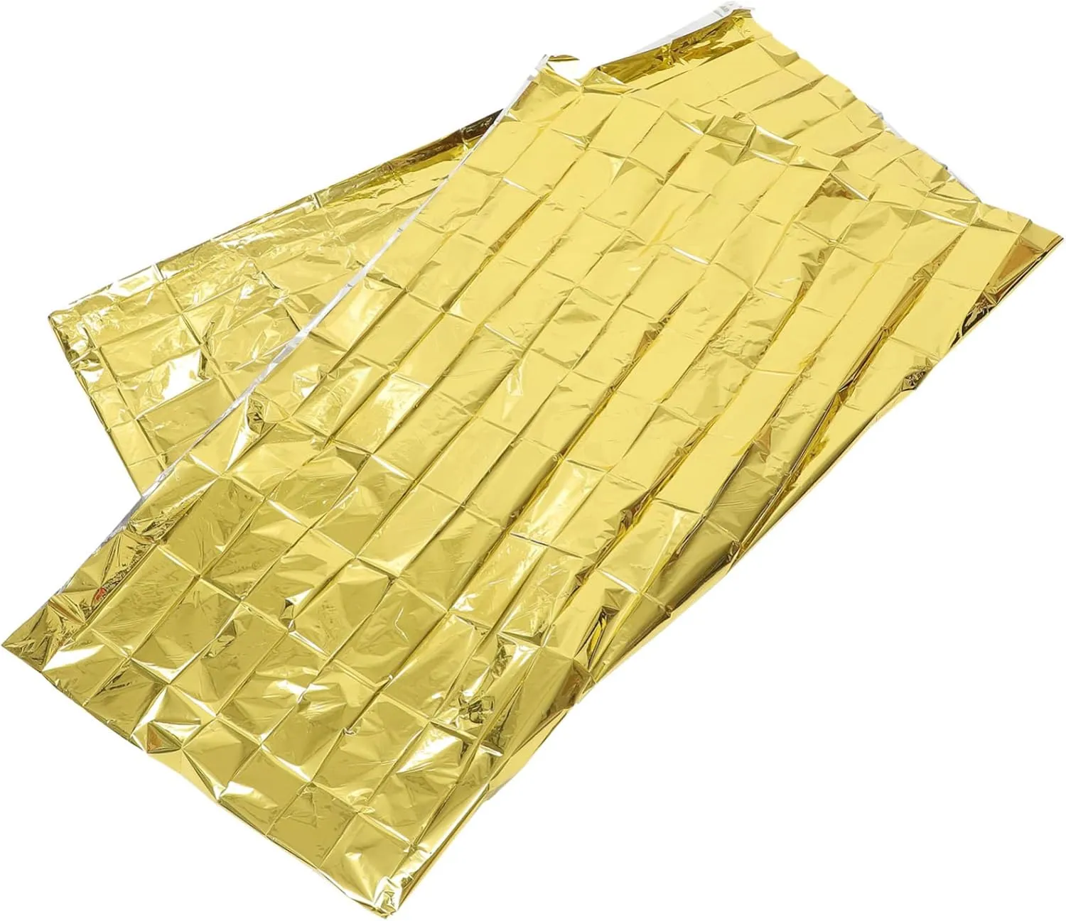 SUPVOX 10pcs Emergency Blanket Thermal Survival Blanket Insulation Camping Reflective Film