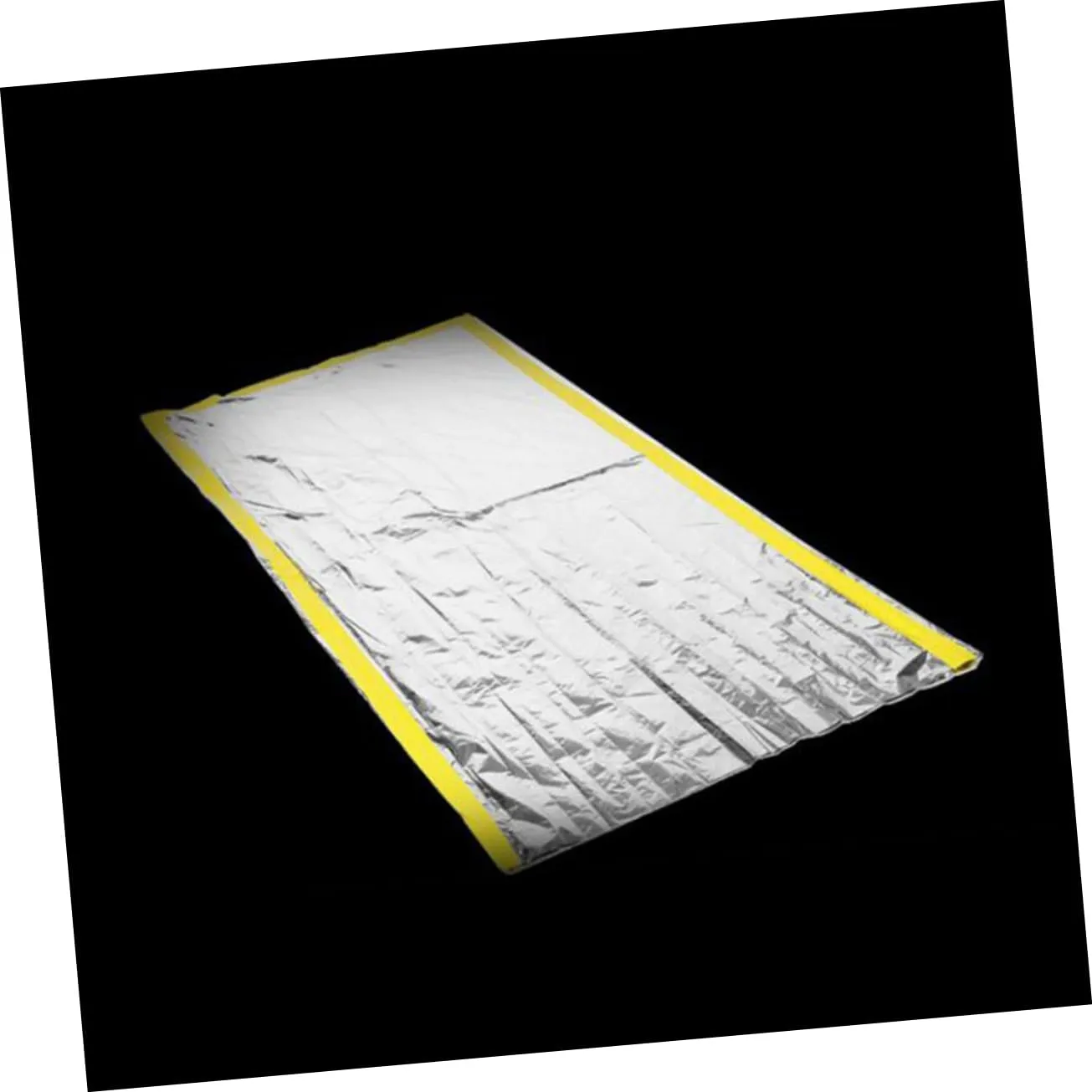 SUPVOX 3pcs Outdoor Portable Emergency Sleeping Bag Reusable Thermal Blanket for Camping Hiking and First Aid Compact Silver
