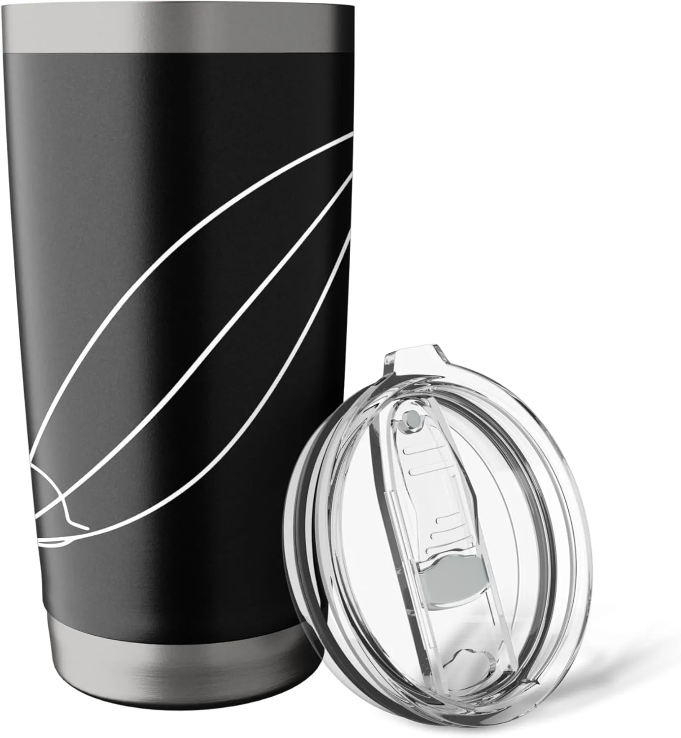 Surfboard Sketch Surfing Trip Stainless Steel Insulated Tumbler