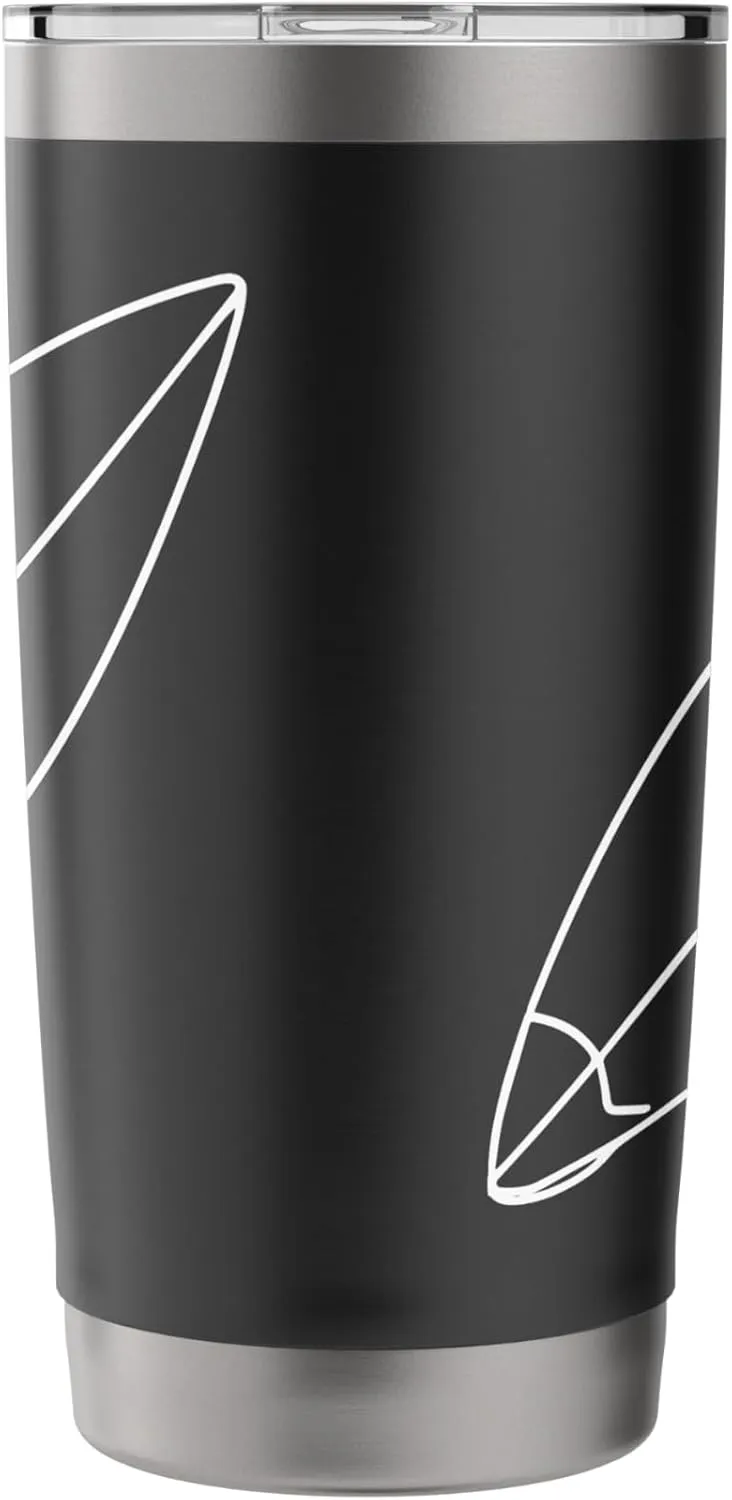 Surfboard Sketch Surfing Trip Stainless Steel Insulated Tumbler