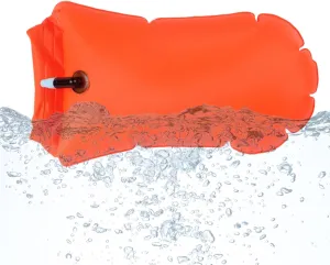 Swim Buoy - Open Water Swim Buoy, Inflatable Drybag Swim Float | Inflatable Safety Float for Open Water Swimming, Swimming Buoy Dry Bag with Double Air Bags for Beach Sports School Adults Lake Pool