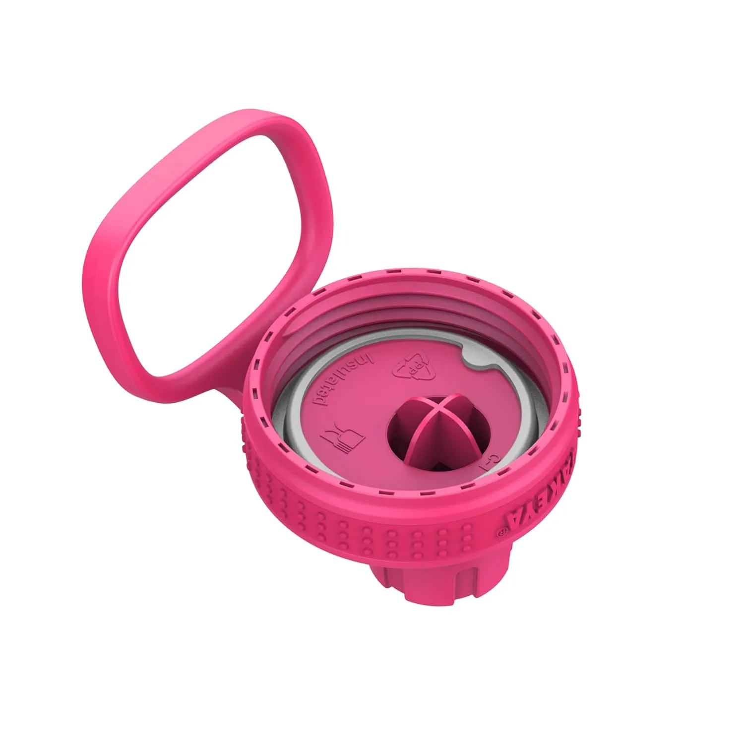 Takeya 40 oz CP Signature Pickleball Stainless Steel Insulated Water Bottle with Choice of Lid, Backspin Pink