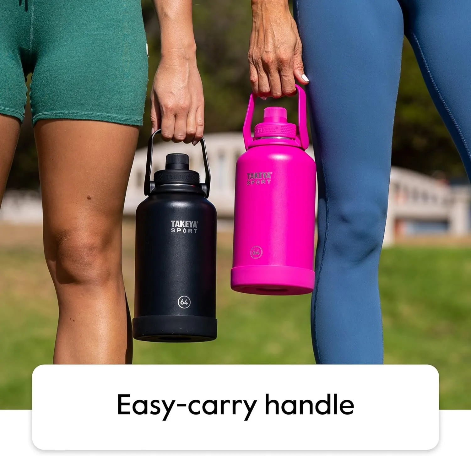 Takeya Sports Water Bottle with Spout Lid - Bottle with Triple Stainless Steel Insulation - Dishwasher Safe & BPA-Free - Bottle with Ice-Blocking Spout Lid & Removable Bumper - 32 oz, Pro Fire
