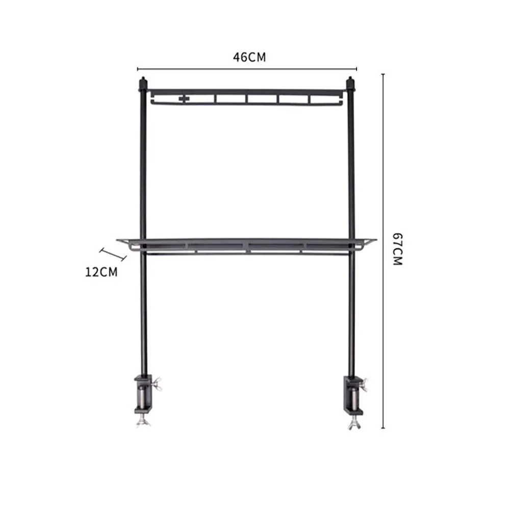 TARKA Lightweight Camping Storage Shelf – Detachable Aluminium Alloy Organizer Rack