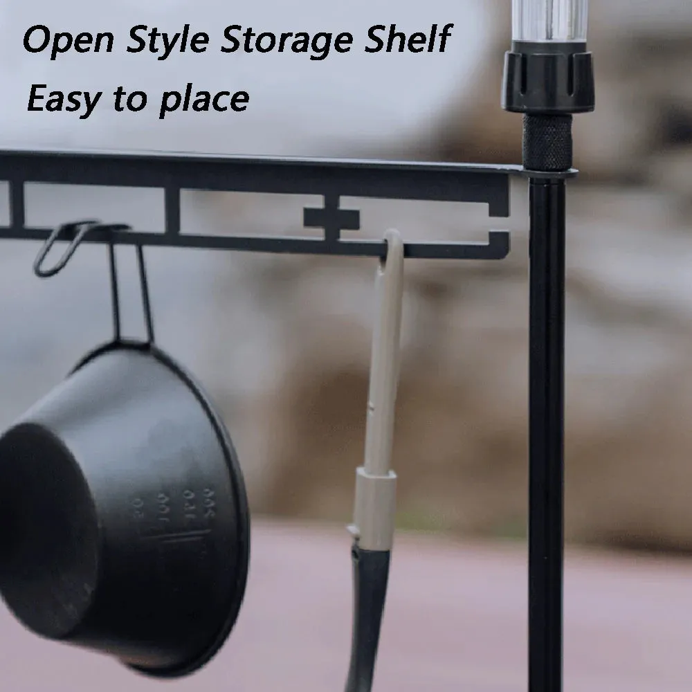 TARKA Lightweight Camping Storage Shelf – Detachable Aluminium Alloy Organizer Rack