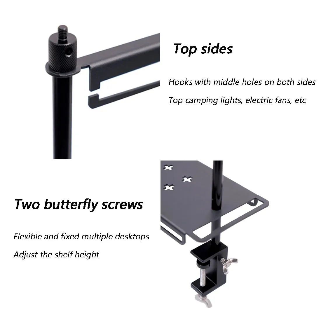 TARKA Lightweight Camping Storage Shelf – Detachable Aluminium Alloy Organizer Rack