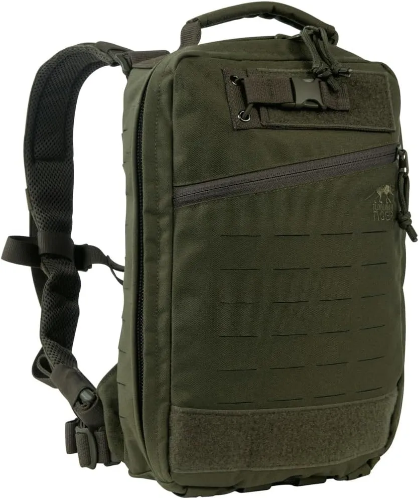 Tasmanian Tiger Assault Medical Backpack MKII S – Lightweight MOLLE First Aid Organizer, Olive
