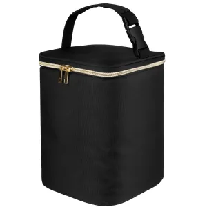 Teamoy Breastmilk Cooler Bag, Baby Bottles Bag for up to 4 Large 9 Ounce Bottles, Perfect for Working Mom Mother, (Bag ONLY), Black