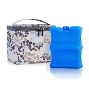 Teamoy Breastmilk Cooler Bag with Ice Pack, Baby Bottles Bag for up to 4 Large 5 Ounce Bottles Without Nipple, Perfect for Working Mom Mother, Dandelion
