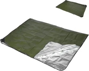 Temporary Awning Cloth Insulation Blanket Survival Thermal Blanket for Camping Outdoor Activities First Aid Rescues Windproof Emergency Use
