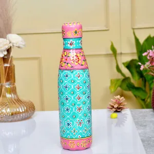 THE CRAFTERS KART Aluminium Water Bottle 27x7 Leakproof Reusable Flask for Hydration OnTheGo -21