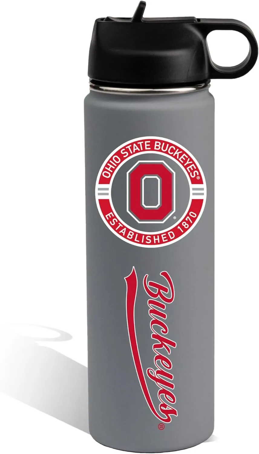 The Memory Company | Licensed NCAA 22oz Rubberized Water Bottle