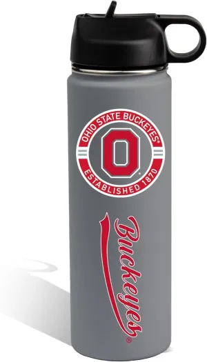 The Memory Company | Licensed NCAA 22oz Rubberized Water Bottle