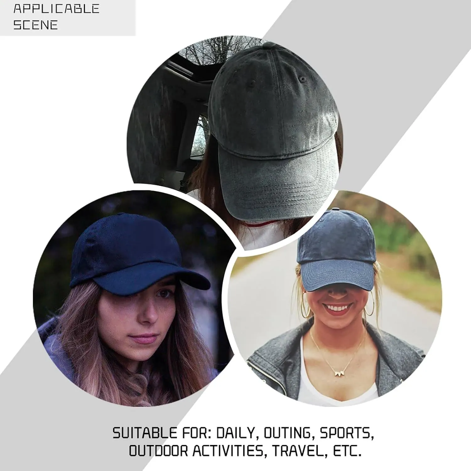 This Girl is Almost Retired Hat for Women Classic Washed Distressed Baseball