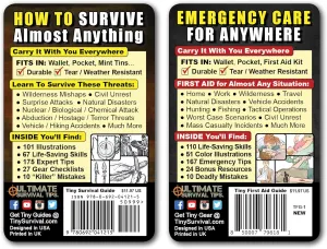 Tiny Survival Guides: A Life Insurance Policy in Your Pocket - The Ultimate “Survive Anything” Everyday Carry: Emergency, Disaster Preparedness Micro-Guide (1 Tiny Guide & 1 Tiny Field Guide)