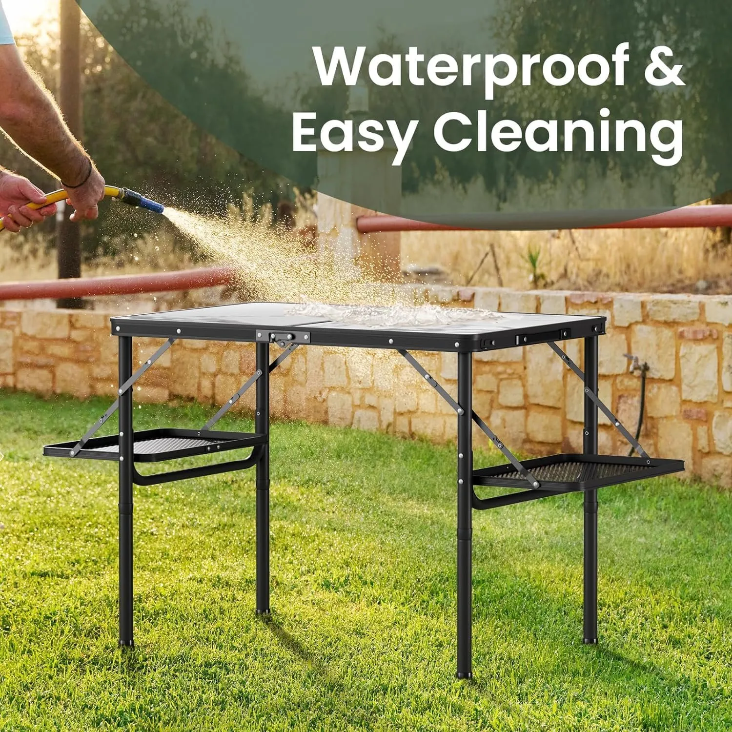 Titanker Portable Folding Camping Table, for Camping, Picnic, Beach, Patio