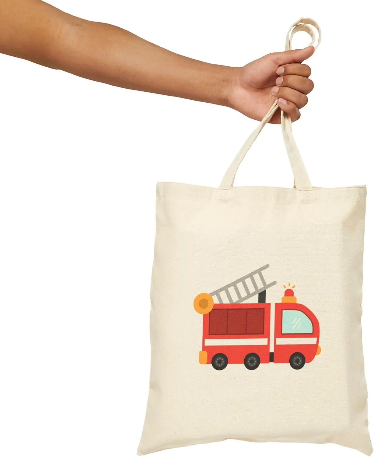Toddler Tote, Cute Construction Tote For Kids, Vehicle Bag For Boys, Mom's Diaper Bag, Fire Truck Train Digger