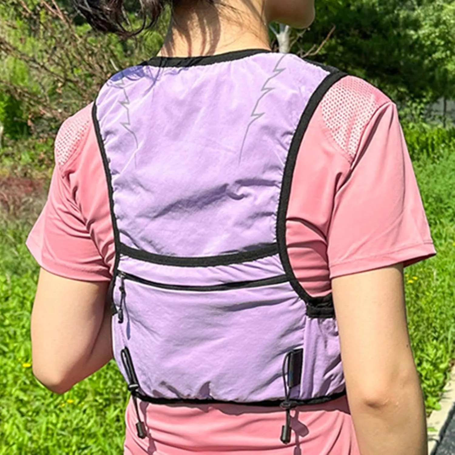 Trail Running Backpack - Leakproof Hydration Bladder Daypack | Lightweight Insulated Pack Vest for Men Women Running Hydration Pack Breathable for Hiking Trail Running