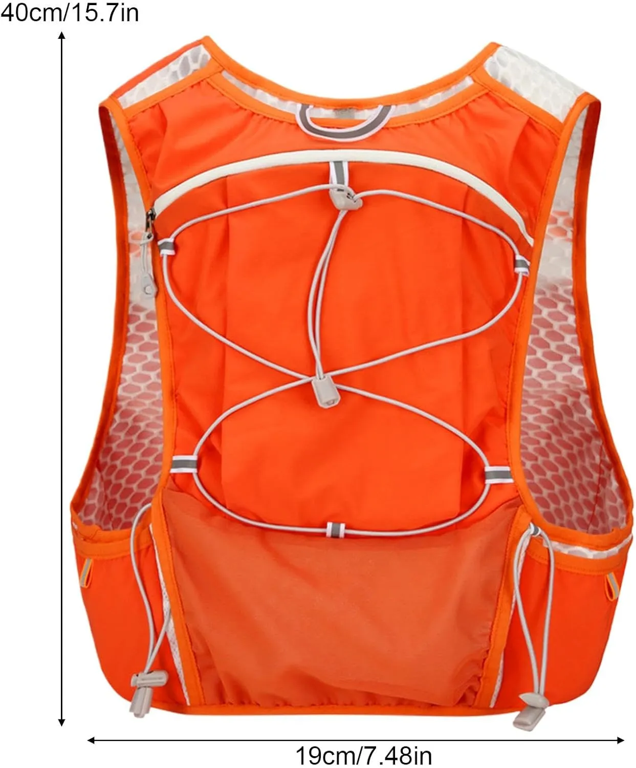 Trail Running Backpack,Water Bladder Bag Leakproof Hydration Bladder Daypack | Reflective Stripes Running Hydration Vest for Men Women Lightweight Insulated Pack