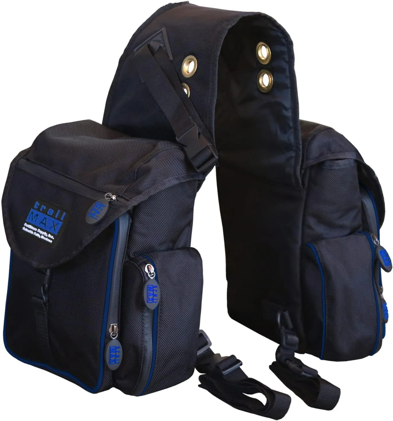 TrailMax 500 Series Insulated & Padded Back Saddle Bags for Trail Riding; Padded & Insulated Saddle Bags for Horses; Padded & Insulated Trail Bags for Horses