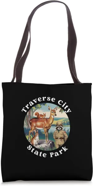 Traverse City State Park Michigan Outdoors Vacation Souvenir Tote Bag