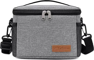 TuErcao 6 Can Mini Soft Cooler Bag for Beach Camping Travel Picnic Road Trip Leakproof Small Ice Chest, Insulated Cooler Lunch Box for Men Work