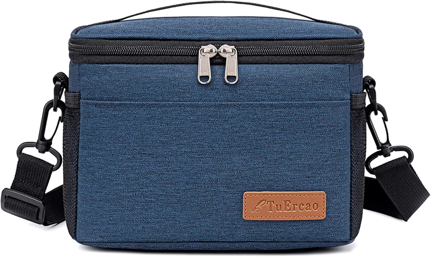 TuErcao 6 Can Mini Soft Cooler Bag for Beach Camping Travel Picnic Road Trip Leakproof Small Ice Chest, Insulated Cooler Lunch Box for Men Work