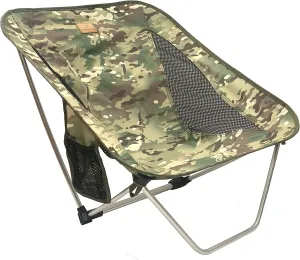 Ultralight Folding Camping Chair Low Lightweight Foldable Camp Chairs with Carry Bag for Hiking, Backpacking, Picnic, Outdoor Concert, Sports Events, Beach