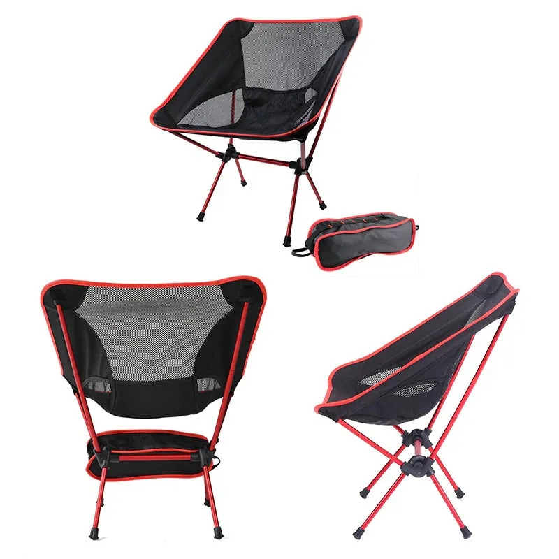 Ultralight Portable Backpacking Folding Chair For Camping Outdoor Resistant Chair