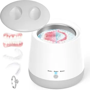 Ultrasonic Cleaner | Ultrasonic Retainer Cleaner Machine | USB Rechargeable Ultrasonic Machine | Mouth Guard Cleaner | Night Guard Cleaner | Dentures Cleaner