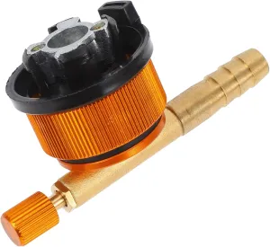 Universal Propane Stove Adapter Gas Tank Converter for Camping Rv Gas Regulator Brass Valve