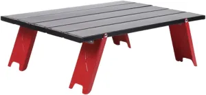 UPKOCH Camping Table Portable Table Red Aluminum Alloy