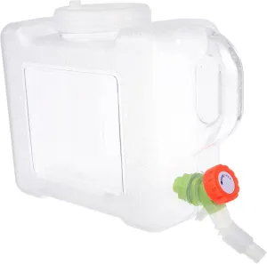 UPKOCH Portable Water Container with Spigot for Camping Durable Outdoor Water Storage Bucket for Emergency Use Lightweight and Space Saving with Tap for Easy Access