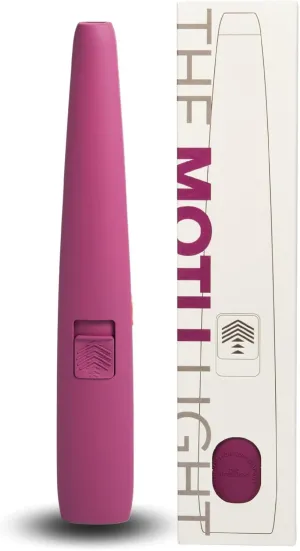 USB Lighter Co. MOTLI Electric Arc Windproof Flameless USB Rechargeable Lighter with Flashlight & Safety Lock for Candle Camping BBQ Grill Gift Outdoors (Mauve)