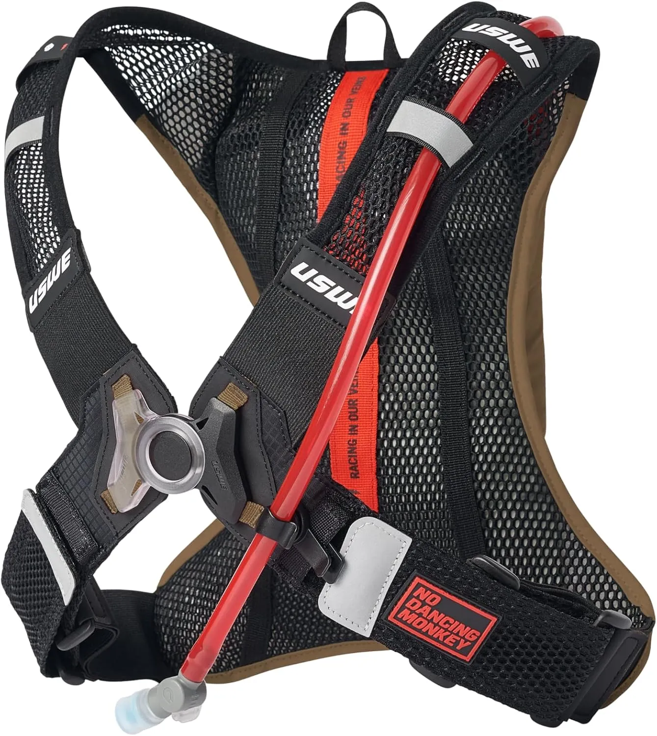 USWE Race 2.0, Ultra Lightweight Hydration Backpack with 2.0L / 70oz Water Bladder, Leak Proof Pack for Gravel, MTB, Running, Hiking, Cycling, Camping, Biking for Men,Women