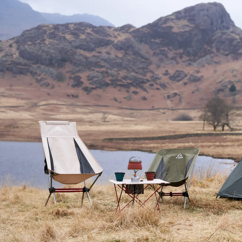 Utendørs Lightweight Camping Table (Sand)