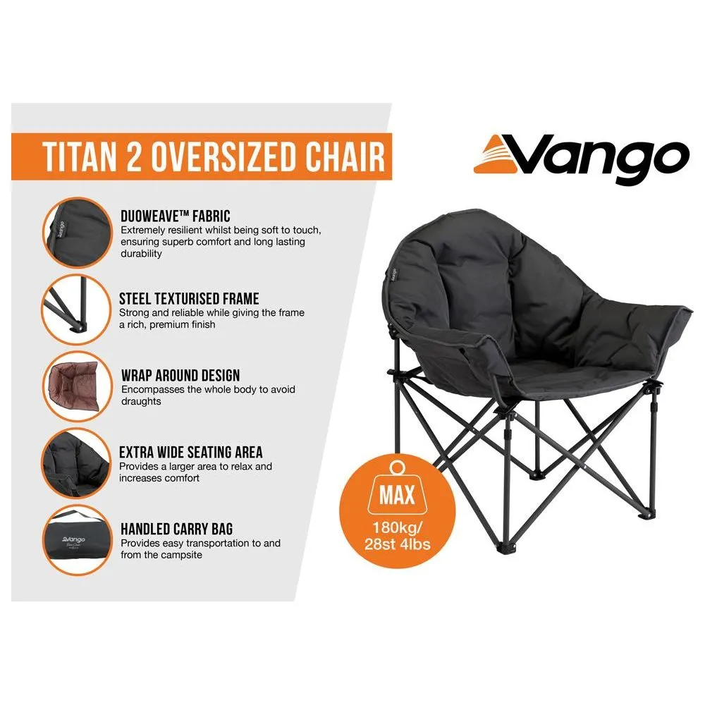 Vango Titan 2 Oversized Camping Chair (Excalibur)
