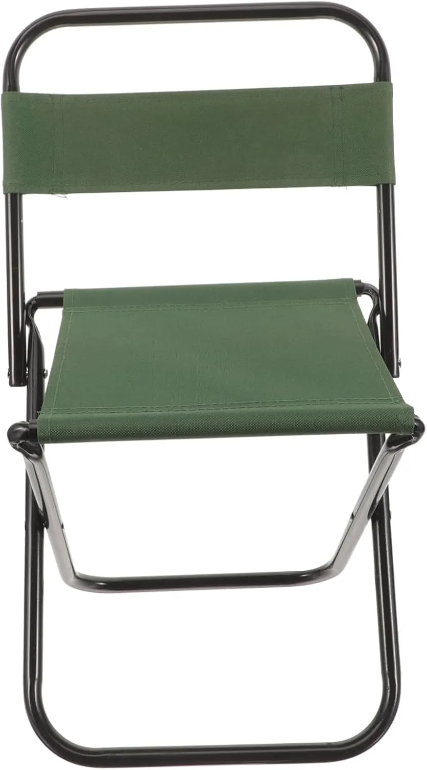 VANZACK Portable Folding Chair Compact Multi-use Fishing Stool for Camping Beach and Outdoor Activities Lightweight Space-Saving Design