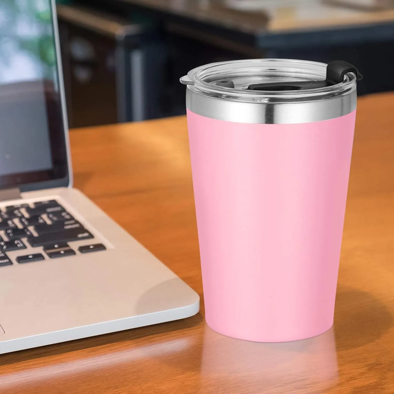 VEGOND 12oz Tumbler Stainless Steel Tumbler bulk Vacuum Insulated Double Wall Travel Tumbler with Lid and Straw Reusable Tumbler, Pink 12 Pack