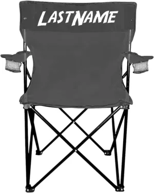 VictoryStore Outdoor Camping Chair - Custom Last Name Folding Chair- Camping Chair with Carry Bag (1)