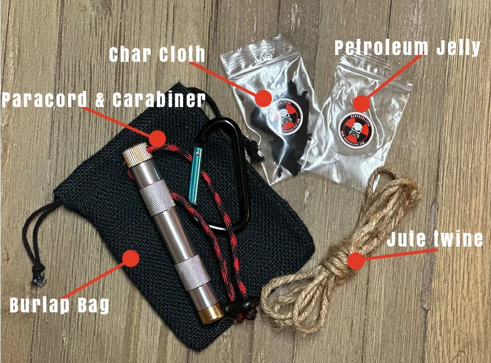 Virtual Fire Fire Outdoor Emergency Metal Quality-assured Starter Bushcraft Piston