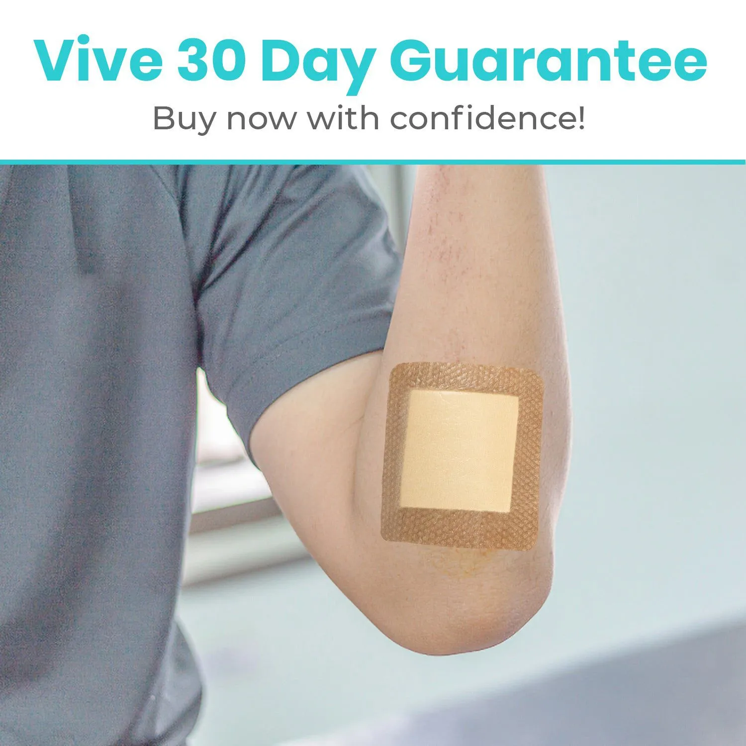 Vive Health Silicone Foam Dressing
