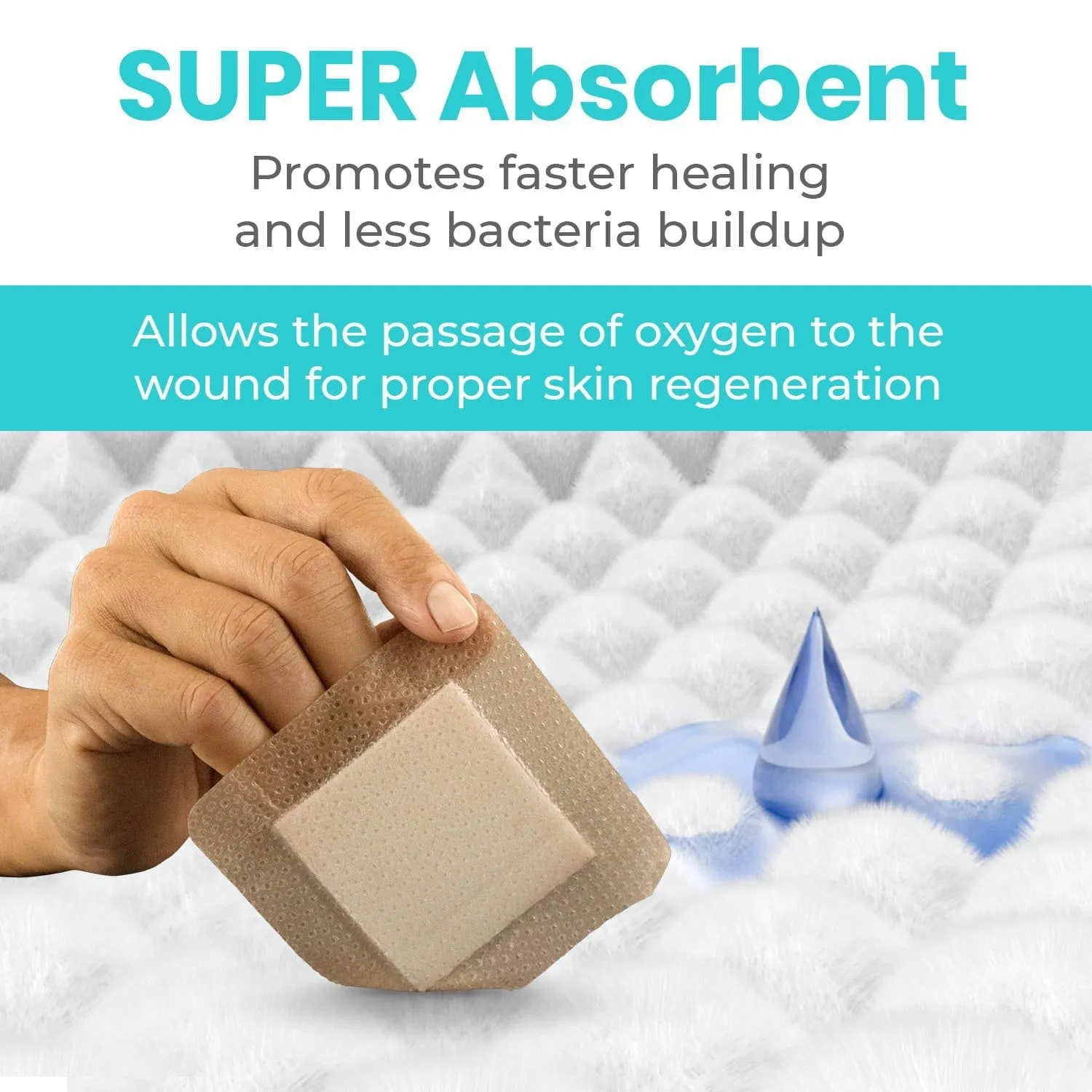 Vive Health Silicone Foam Dressing