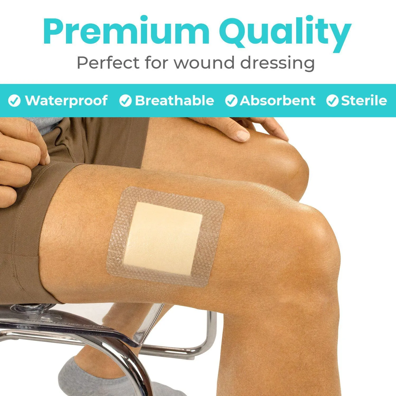 Vive Health Silicone Foam Dressing