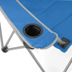 Vw Deluxe Padded Camping Chair Blue OL0194