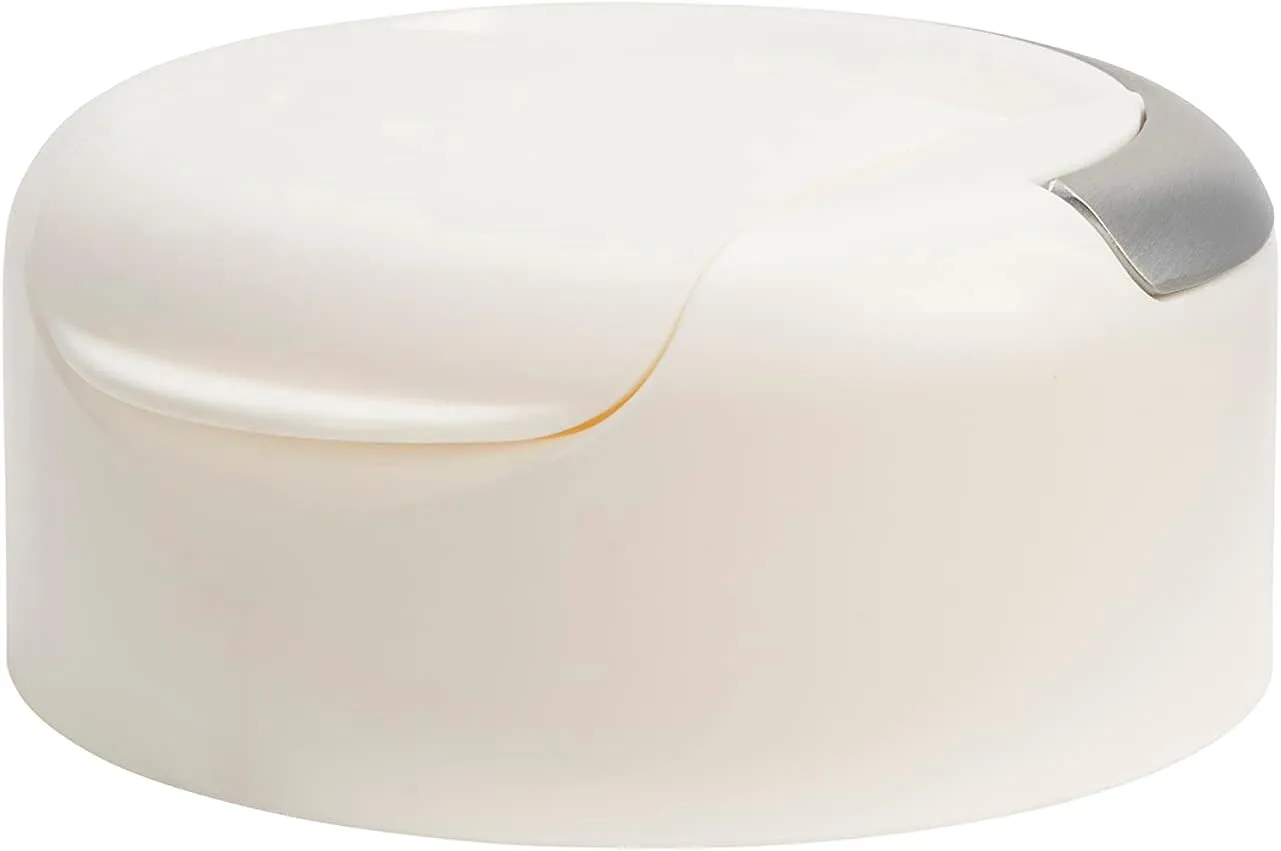 W&P Porter Drink Through Lid for Insulated Water Bottles, Leak-Proof, Carrying Handle, BPA Free, Cream