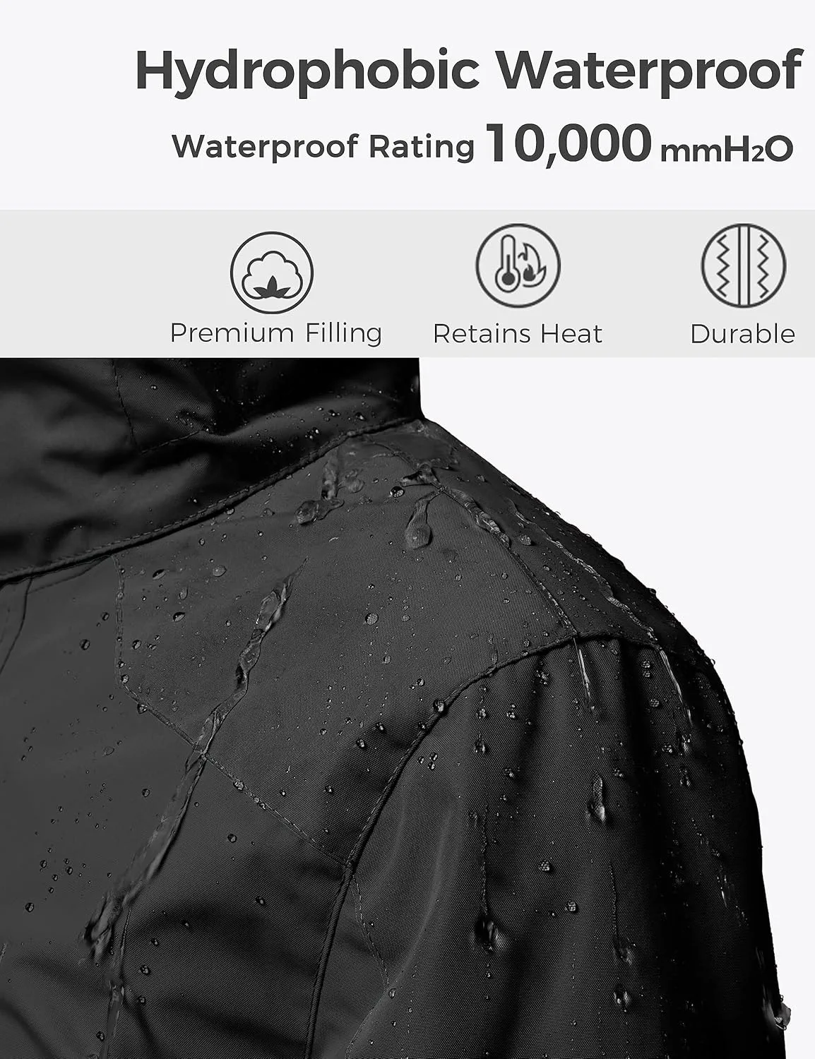 wantdo Girl's Ski Jacket Warm 3 in 1 Winter Coat Fleece Lined Snow Coat